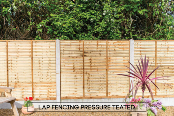 Pressure Treated Lap Fencing